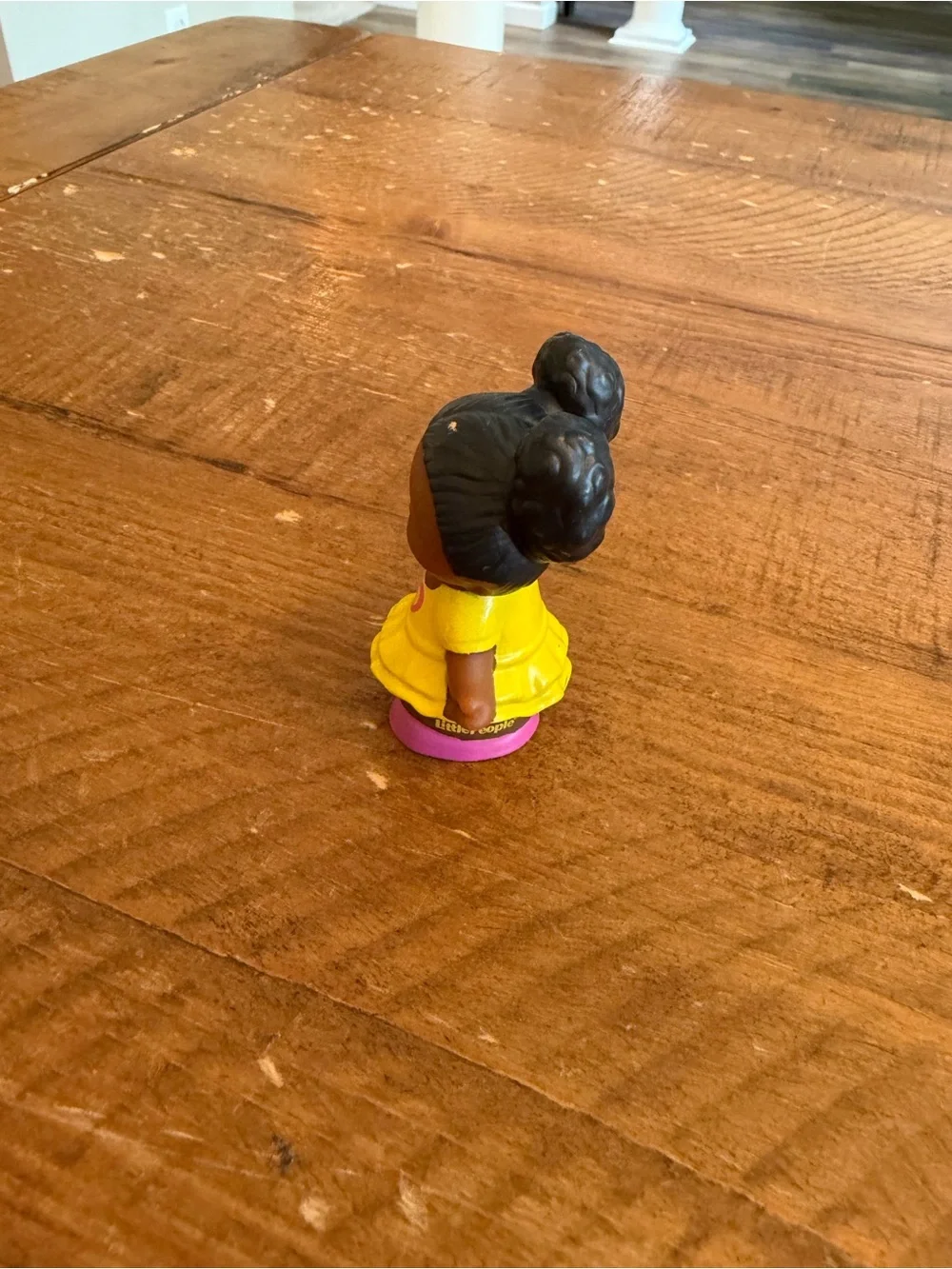 Fisher Price Little People Tessa yellow dress  as is